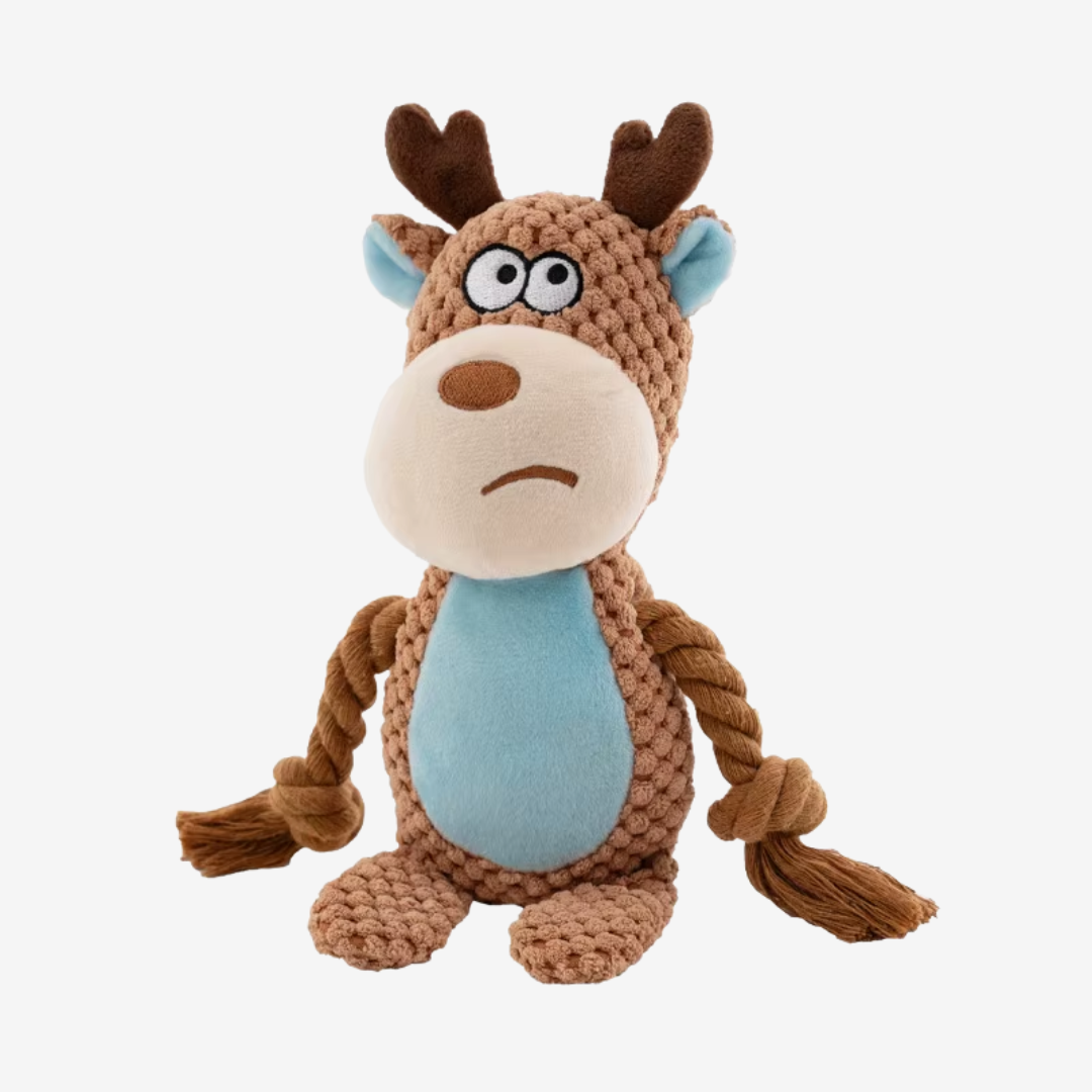 Elk Plush Dog Toy