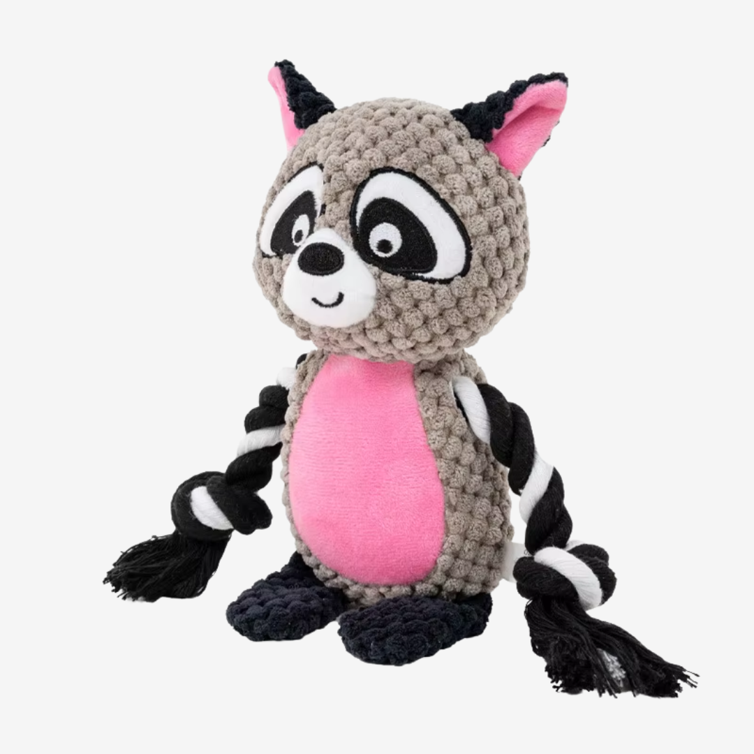 Raccoon Rope Plush Toy