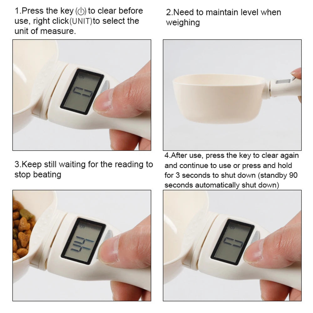 Digital Measuring Scoop For Pet Food