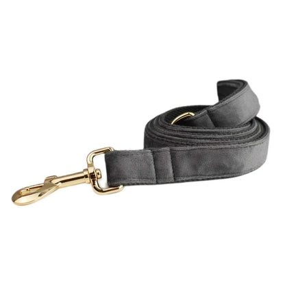 Luxury Dog Harness Set - Charcoal Grey